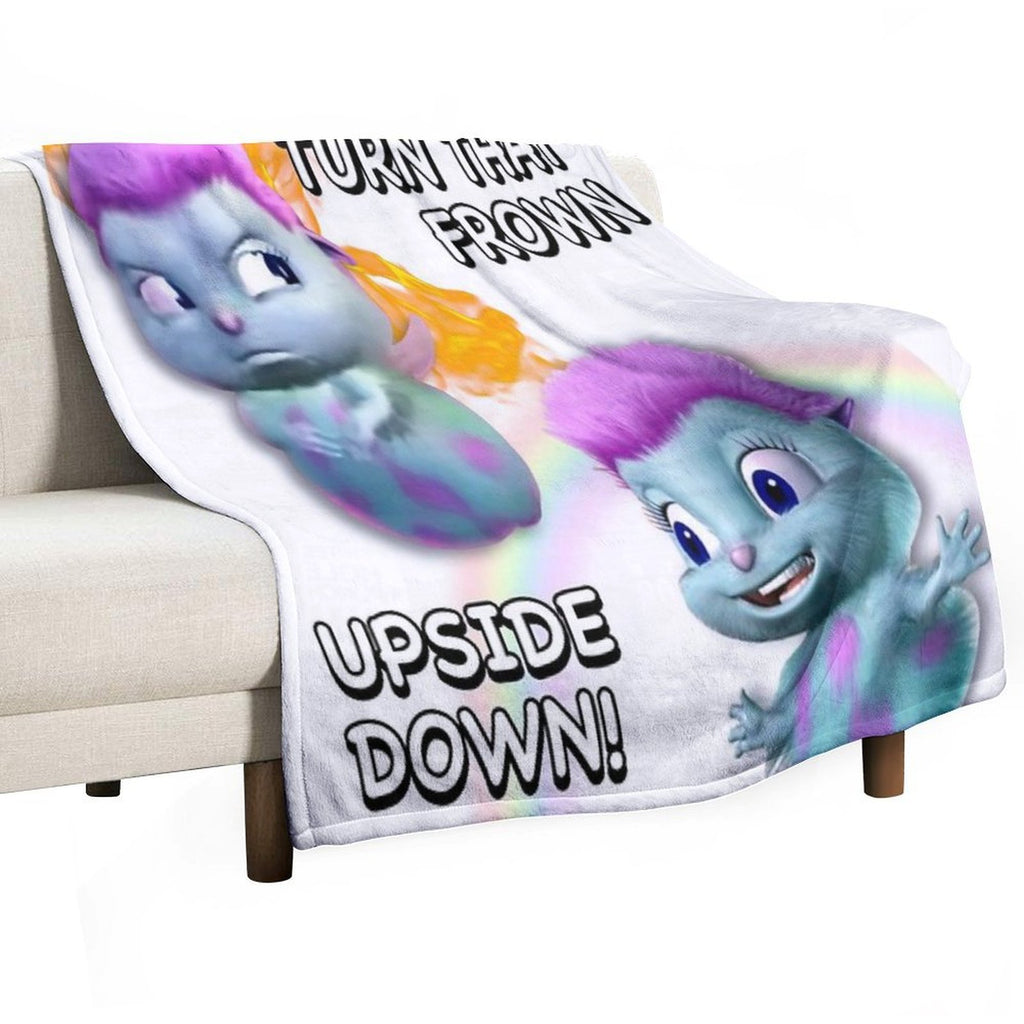 Bibble Everyday Motivational Message Eco-conscious Throw Blanket