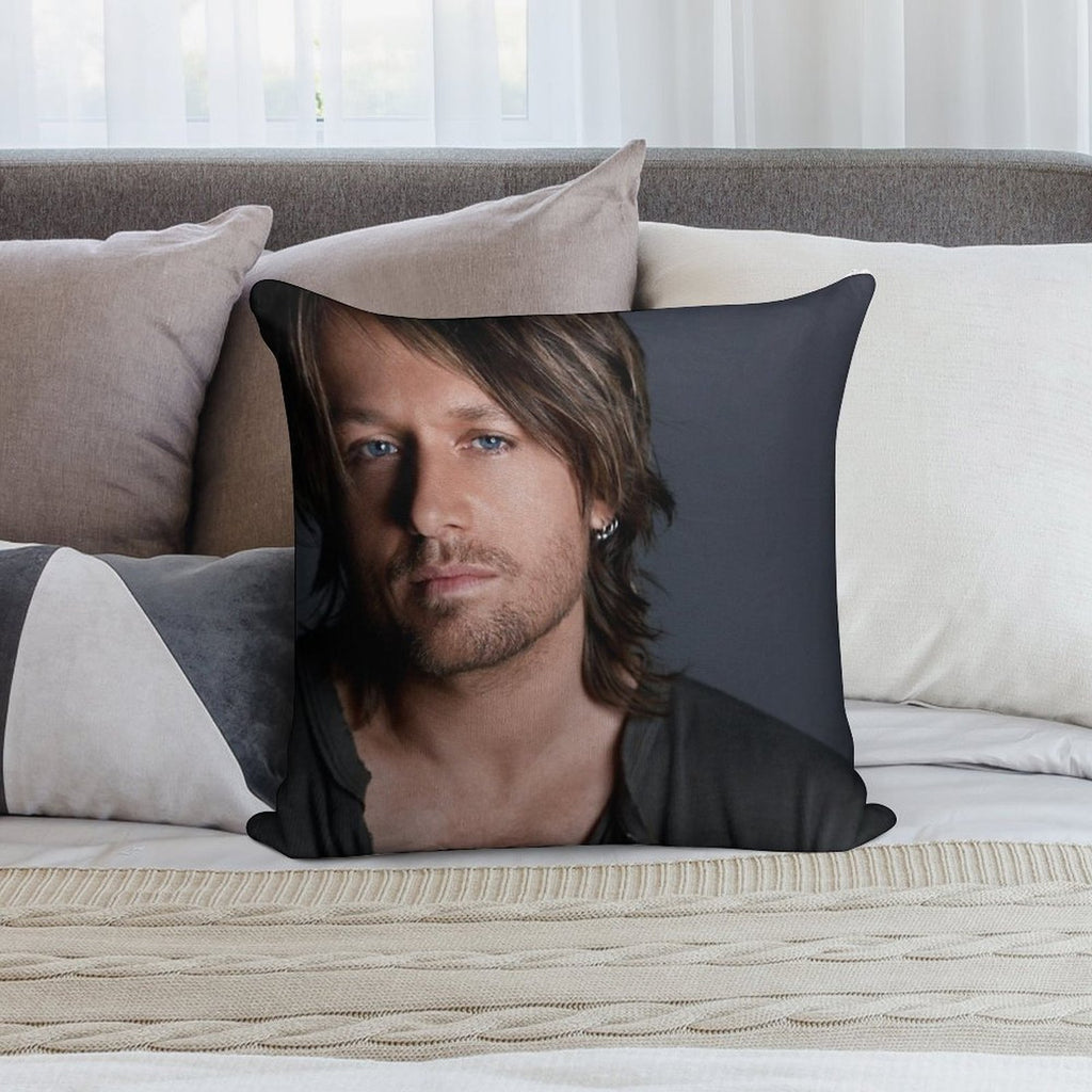Keith Urban Tour Date Lovh3 Soft High-Density Material Throw Pillow
