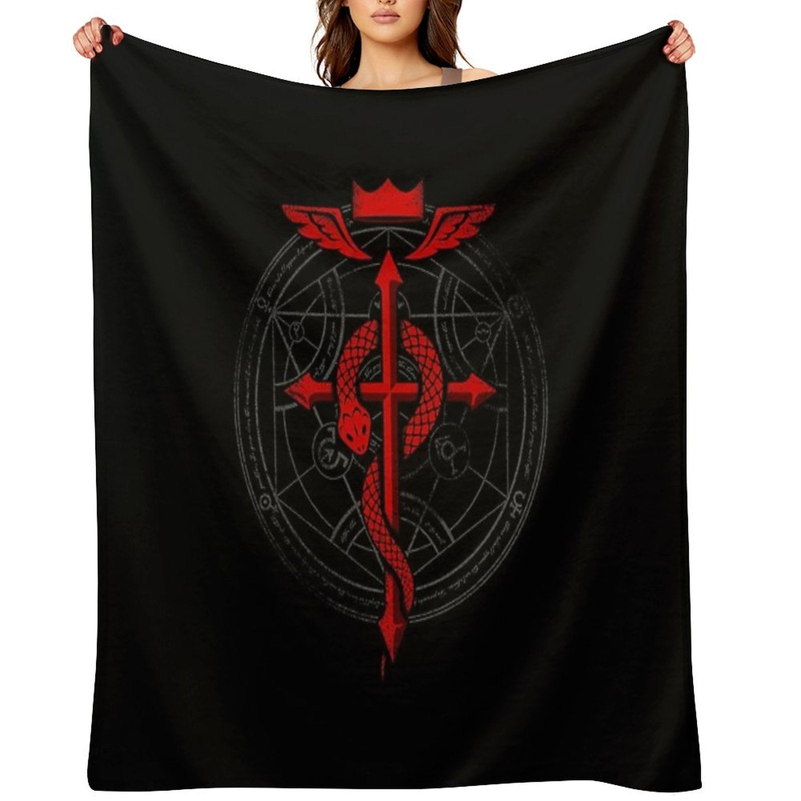 Alchemist Flamel Machine-washable Throw Blanket