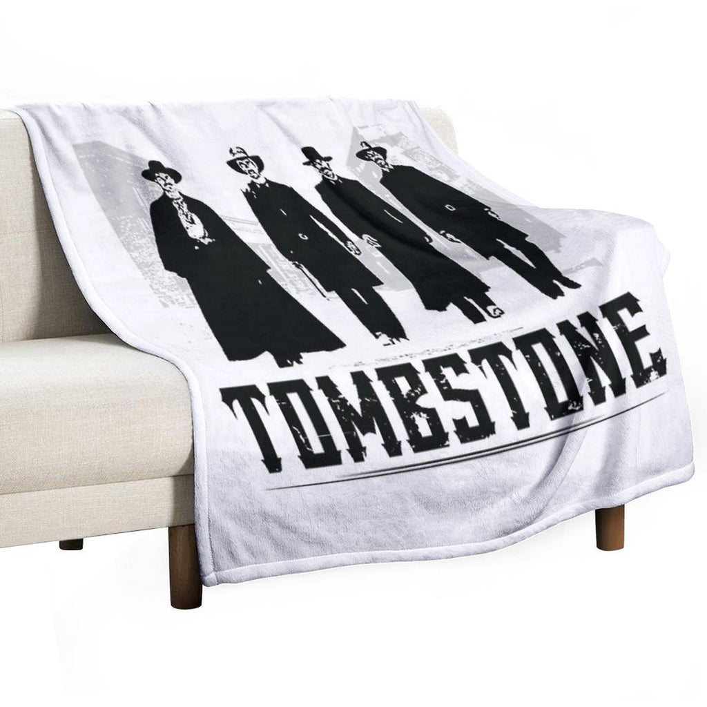 MOVIES TOMBSTONE BLACK Anti-pilling Throw Blanket