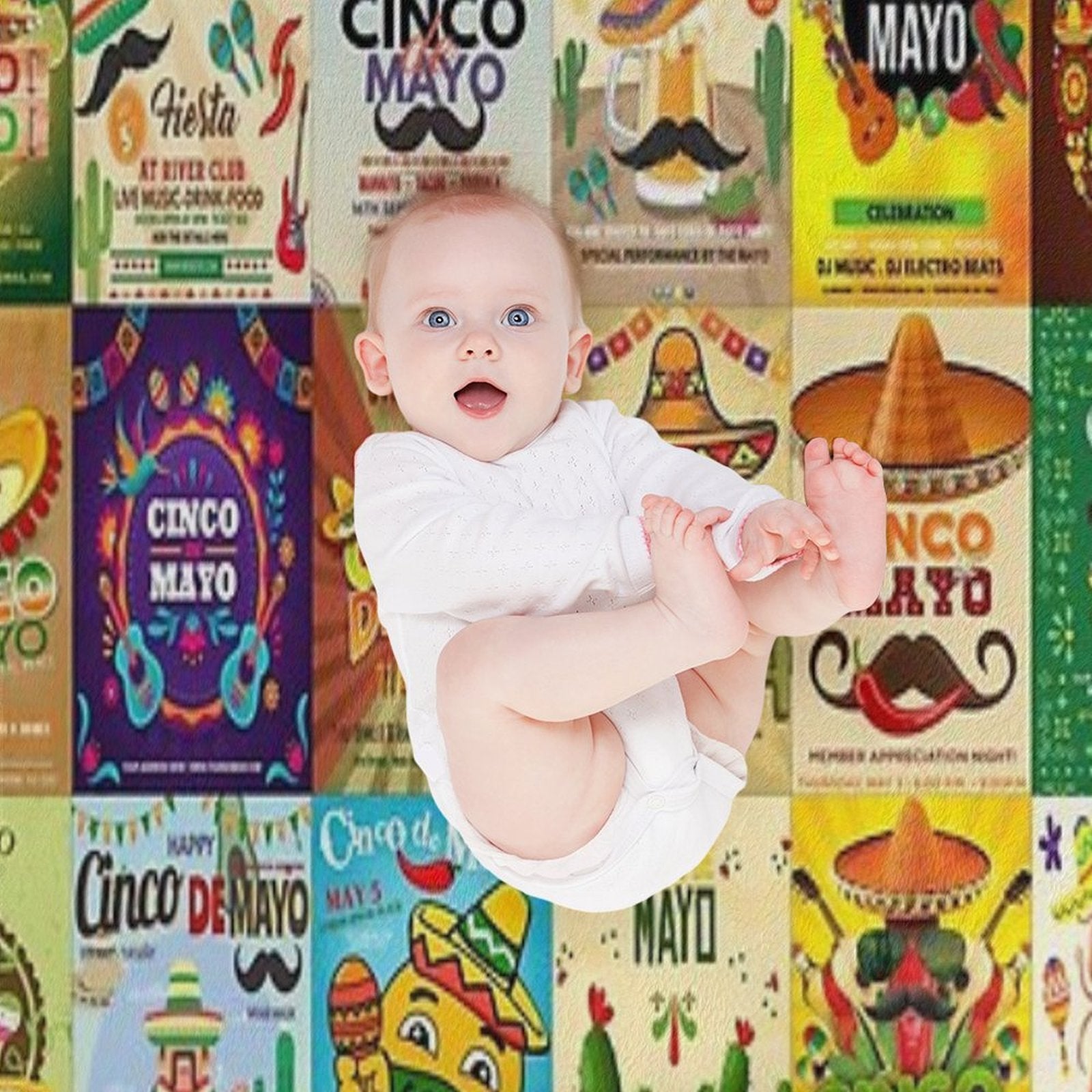 Cinco De Mayo Gift-ready Throw Blanket