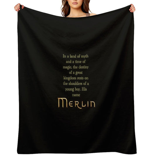Merlin Intro Velvety-soft Throw Blanket