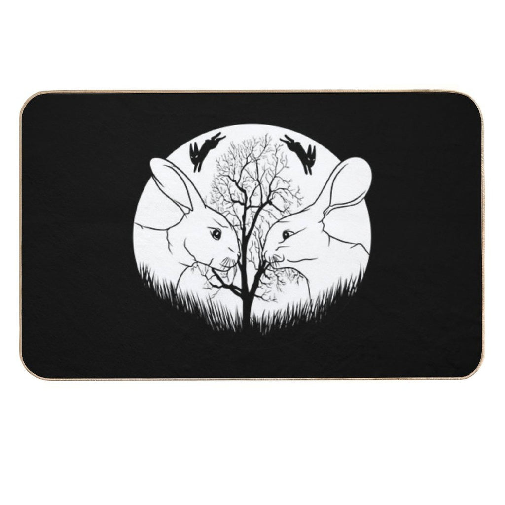 Watership Down Rabbits  Toxin-Free Bath Mat