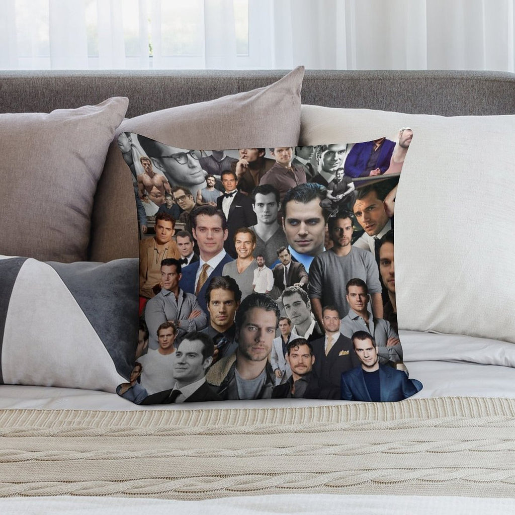Henry Cavill Soft Anti-Pilling Throw Pillow