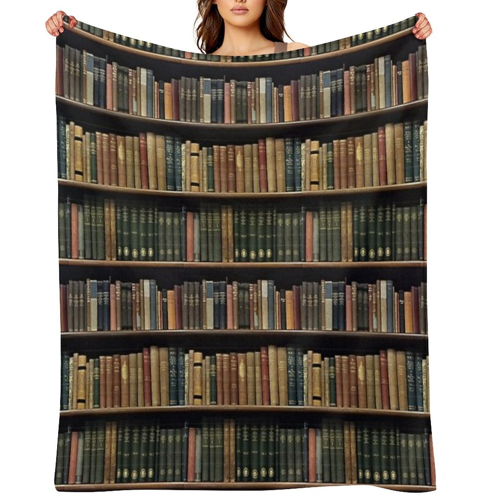 Endless Library (pattern) All-season Throw Blanket