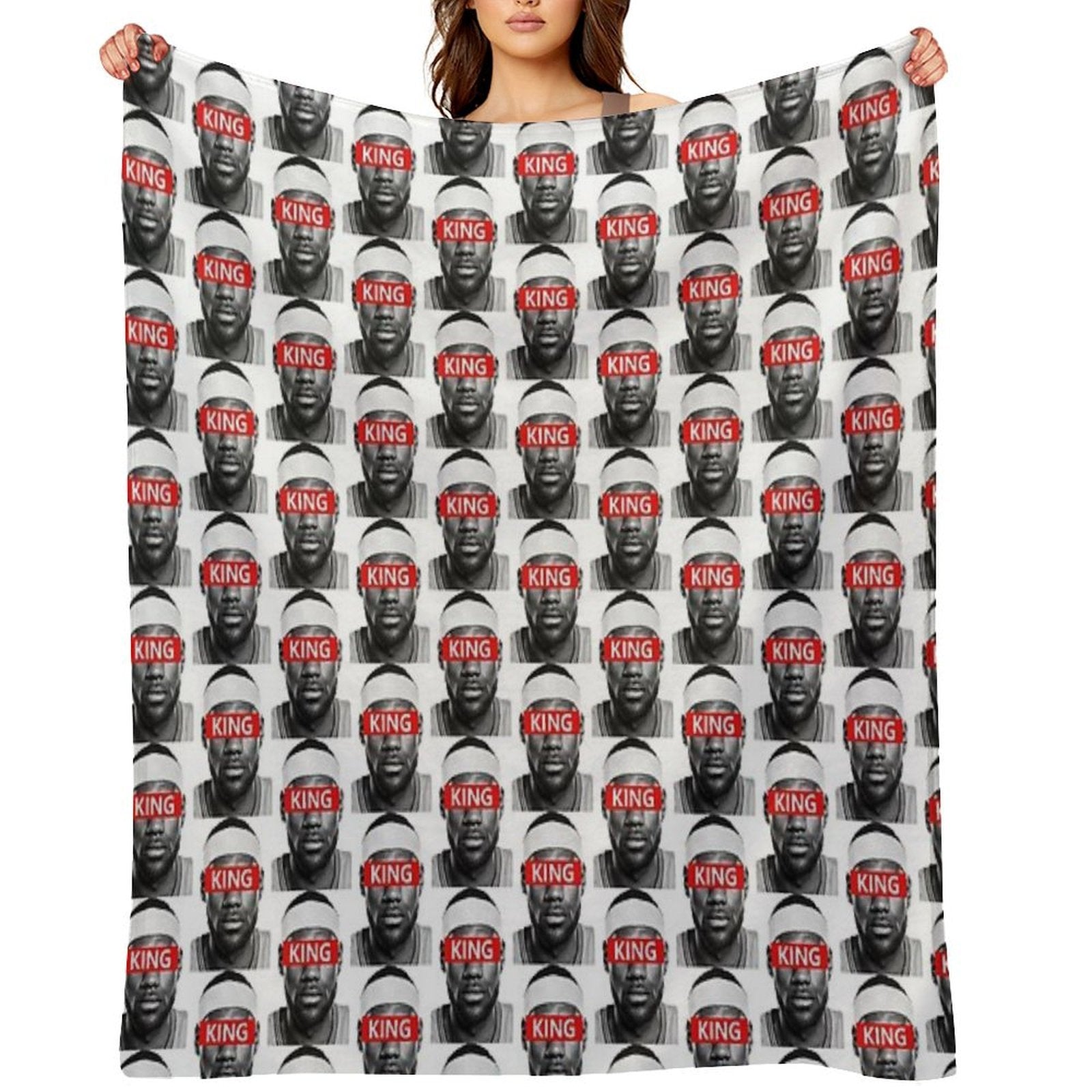 LeBron James - King Anti-pilling Throw Blanket