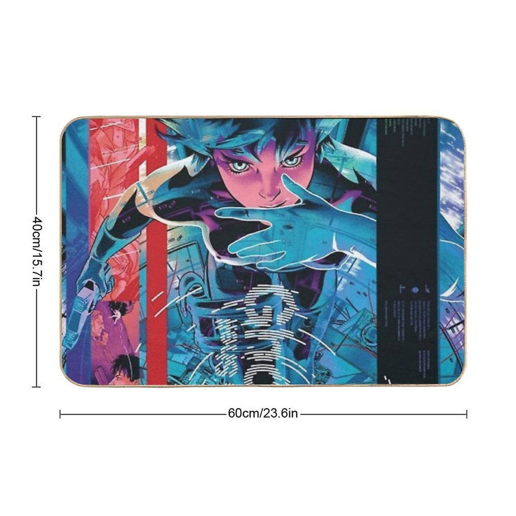 Ghost in The Shell by Emilie42  Versatile Bath Mat