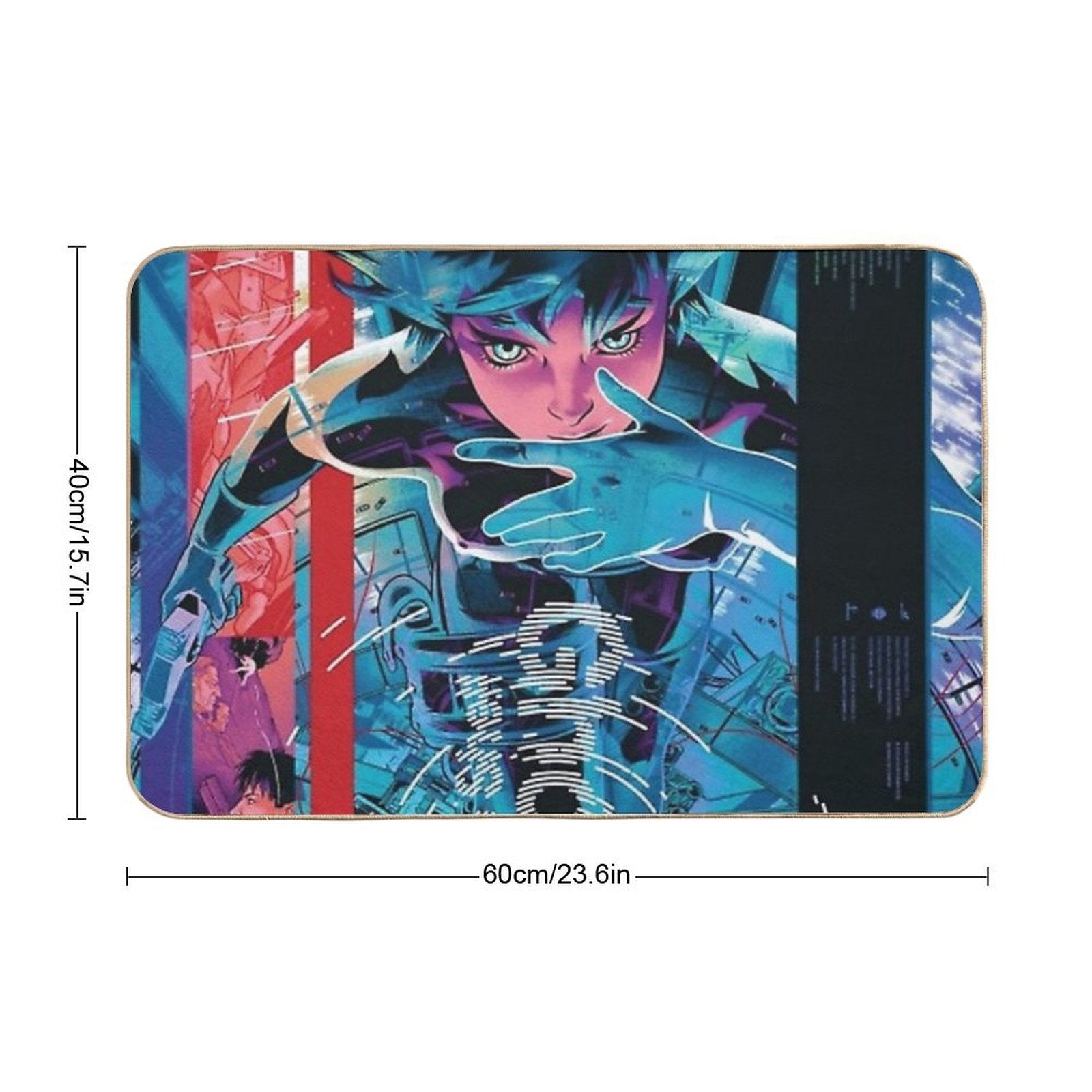 Ghost in The Shell by Emilie42  Versatile Bath Mat
