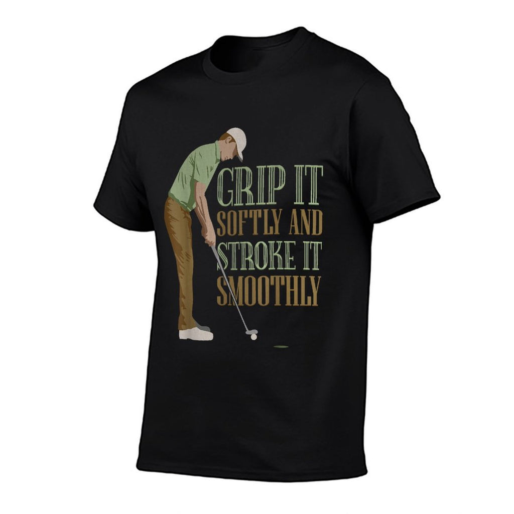 Funny And Rude Golf- Drink And Drive- Adult Humor  Soft T-Shirt