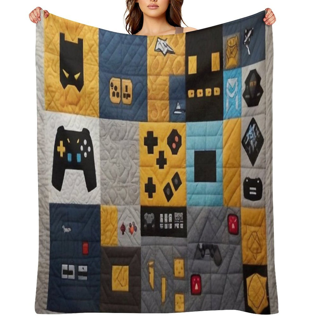 Gaming Duvet Cover Get A Comfortable And Cozy Night's Sleep Wrinkle-free Throw Blanket