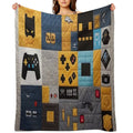 Gaming Duvet Cover Get A Comfortable And Cozy Night's Sleep Wrinkle-free Throw Blanket