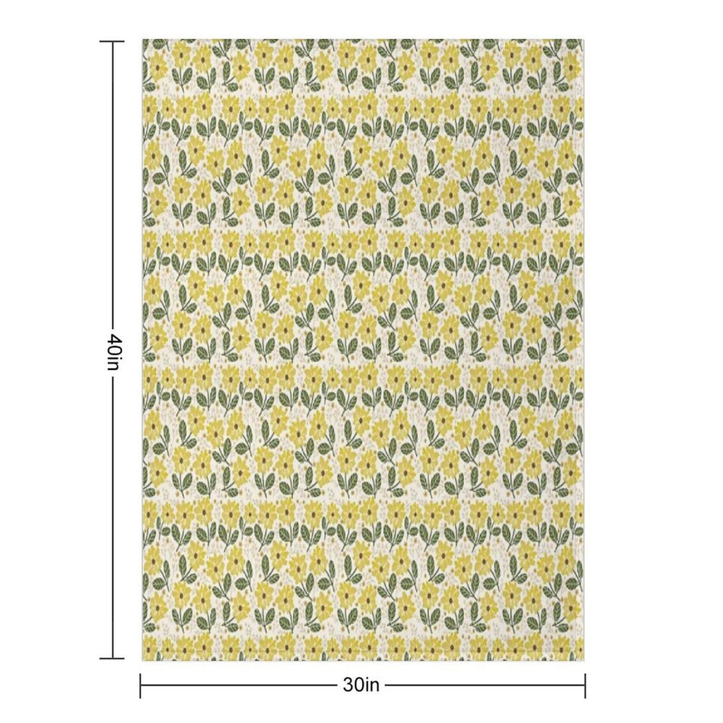 Golden Bloom All-season Throw Blanket