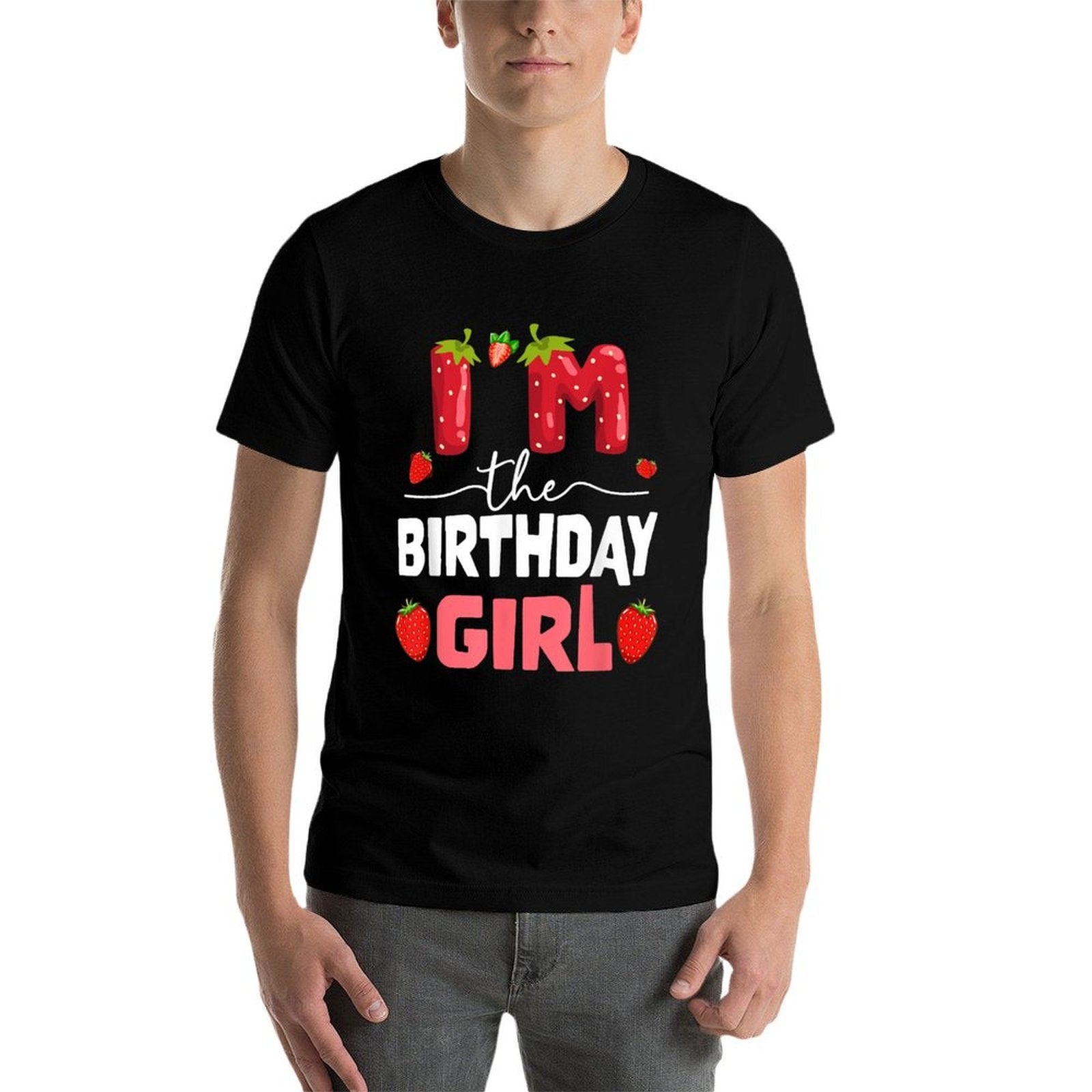 I'm The Berry First Birthday of Girl Sweet Strawberry  Graphic-printed T-Shirt