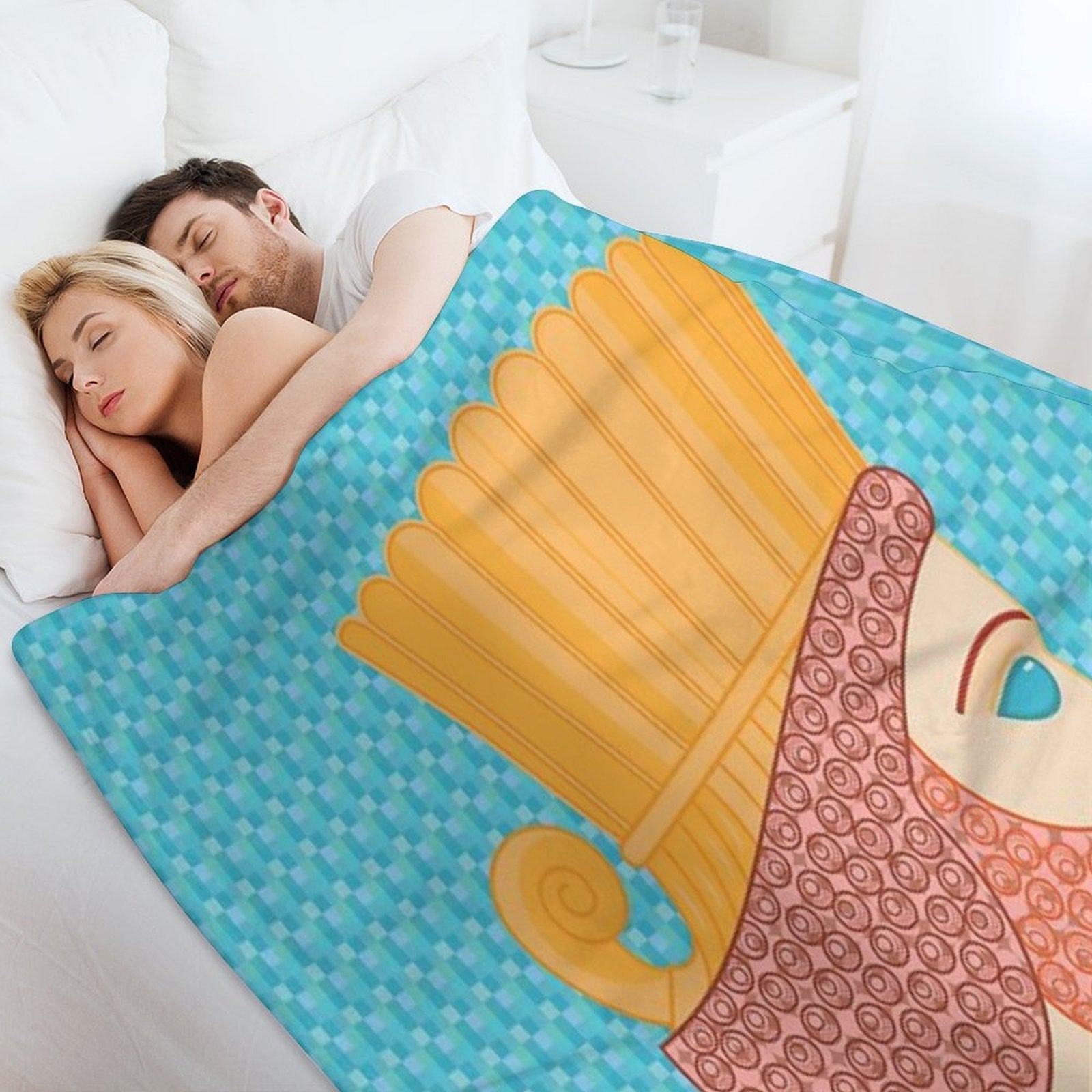 Ancient Persian Warrior Pop Art Wrinkle-free Throw Blanket