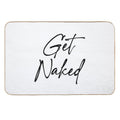 Get Naked, Home Decor,  Easy Maintenance Bath Mat