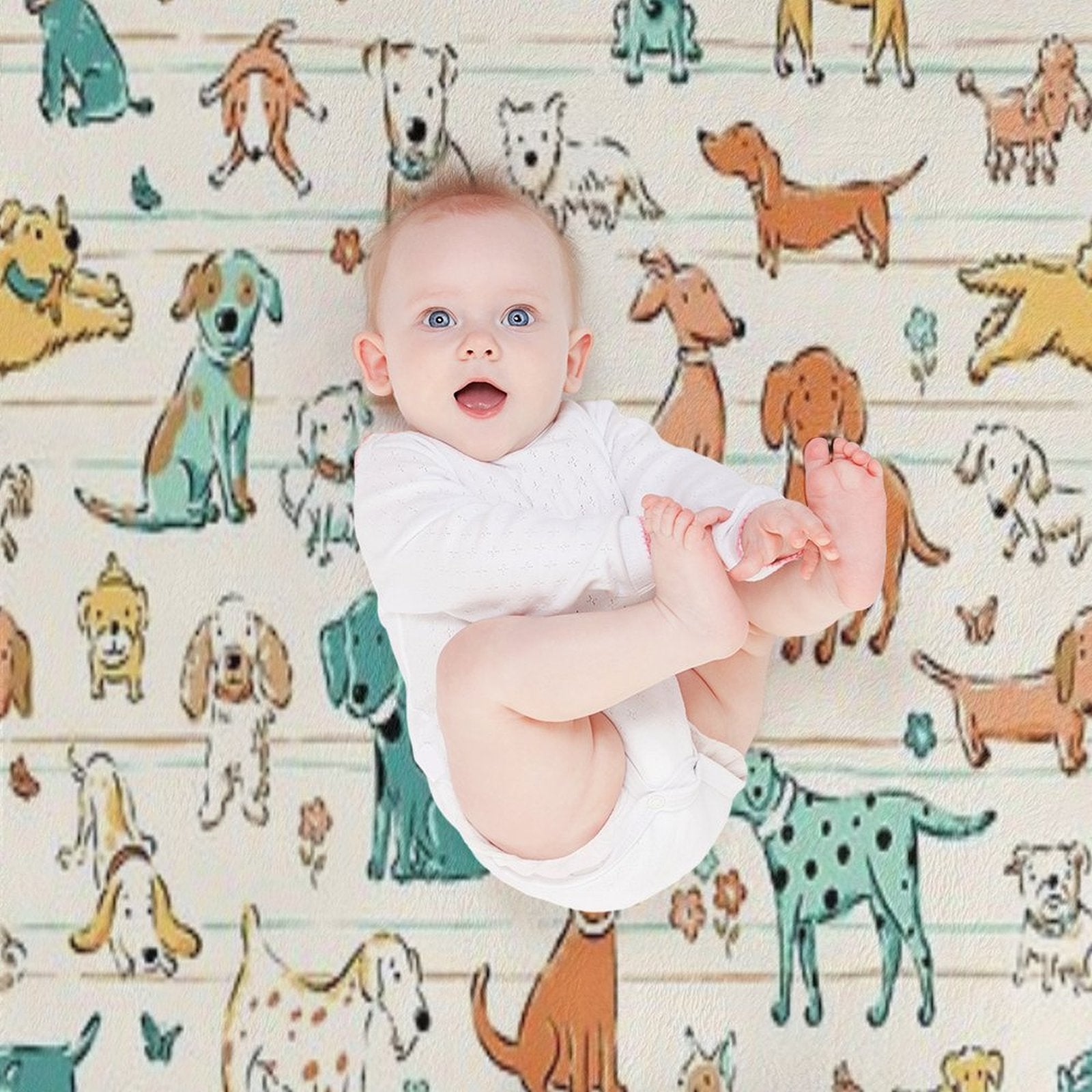 Dogs Dogs Dogs Gift-ready Throw Blanket