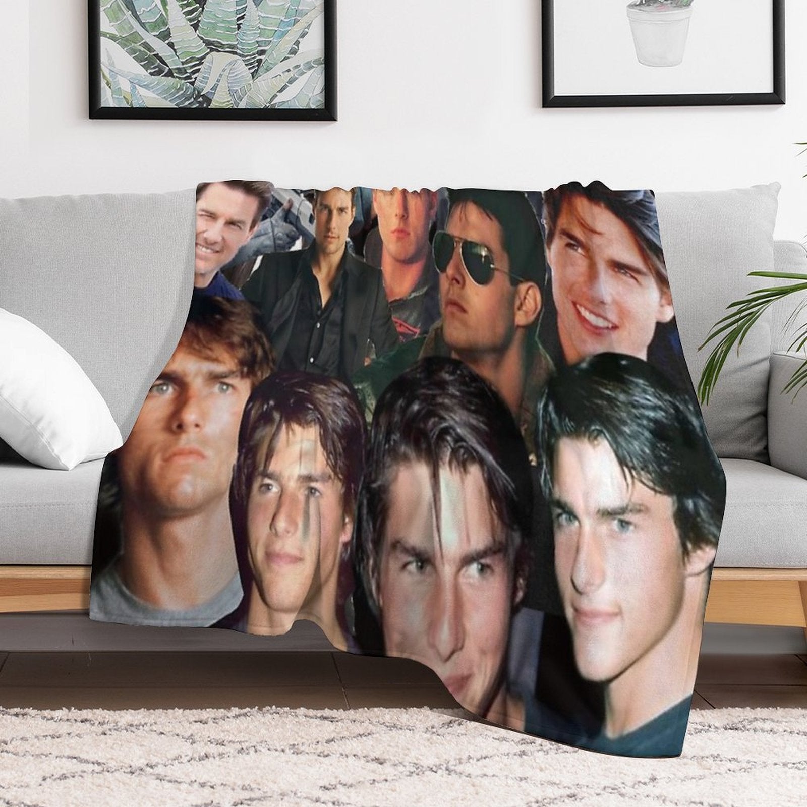 Tom Cruise Plush Throw Blanket