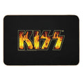 KISS Band Flames Logo Design  Pet-Safe Bath Mat