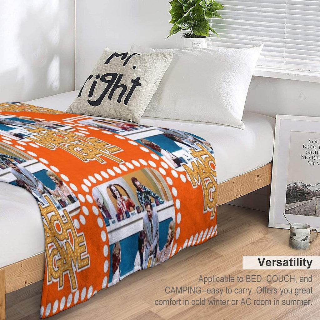 Match Game Cast Tribute Travel-friendly Throw Blanket