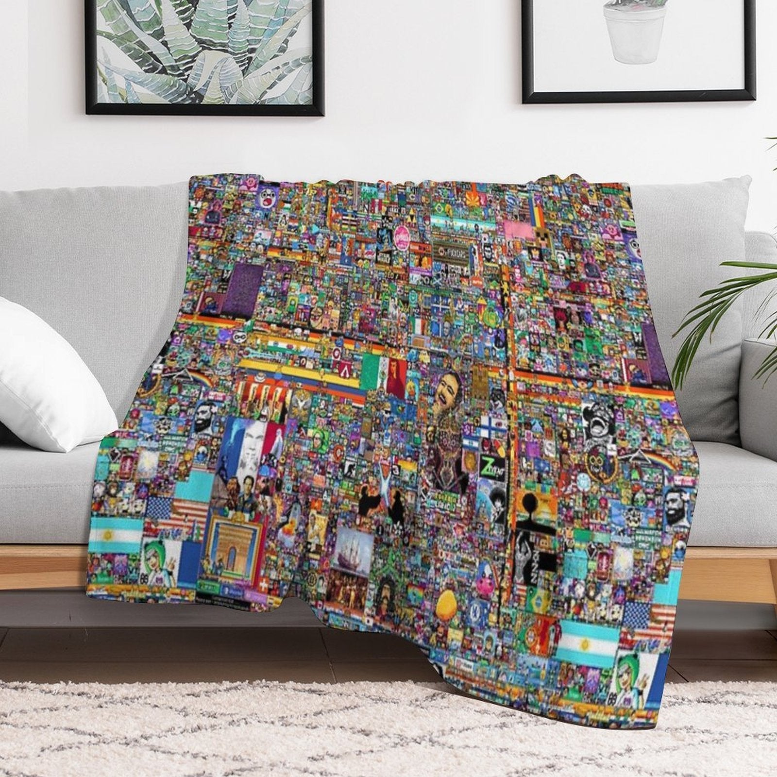 RPlace 2022 - 6000x6000 Comfort Throw Blanket