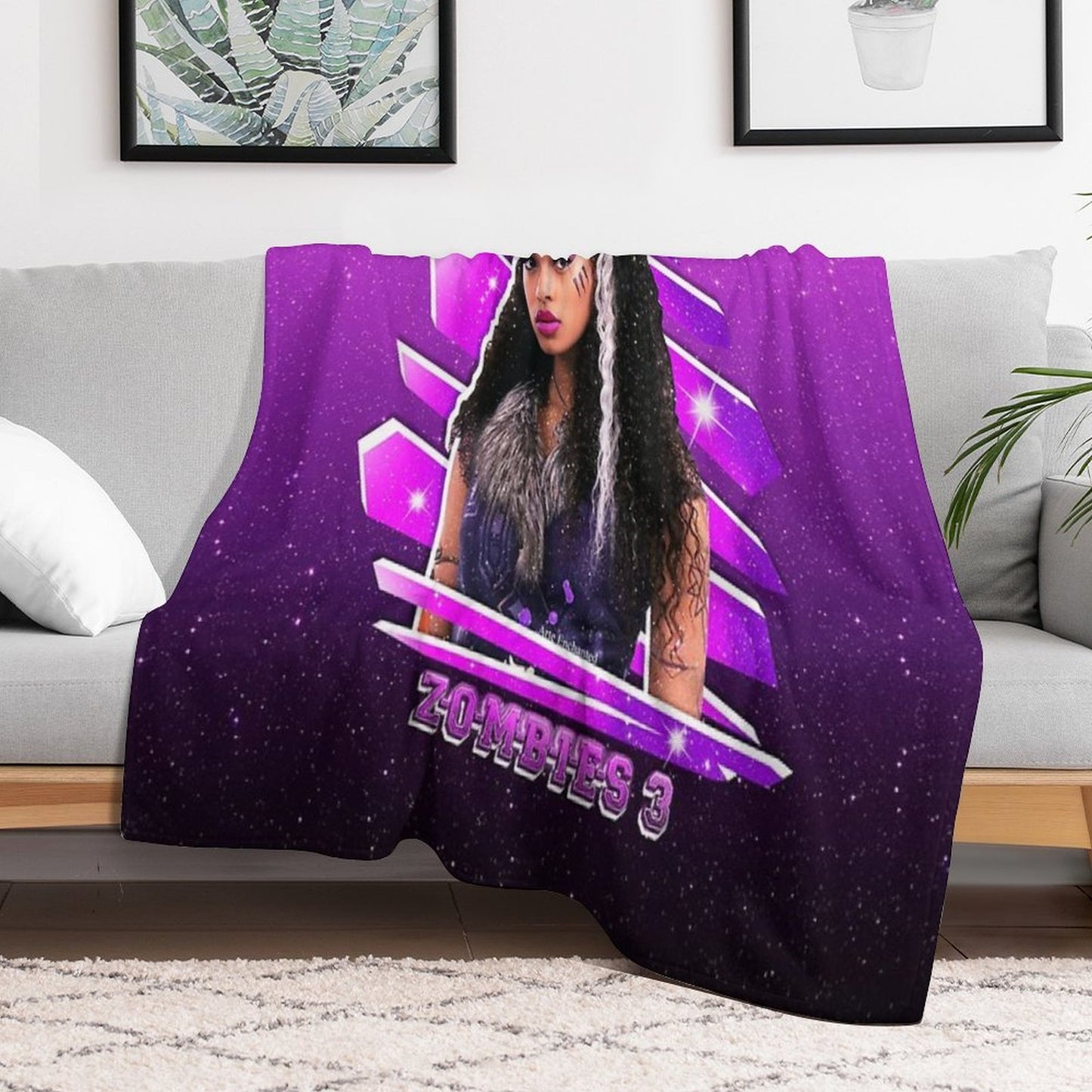 Zombies 3 - Willa Super Purple Power Chandler Multi-functional Throw Blanket