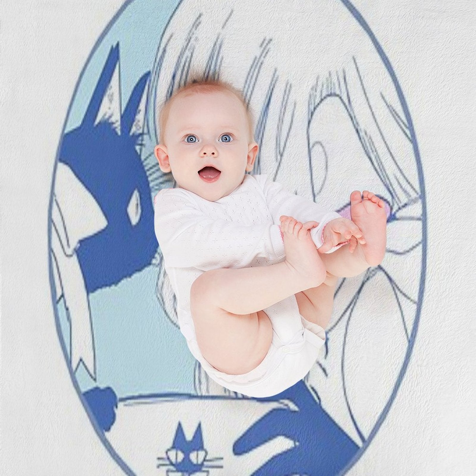 Chi - Chobits Eco-conscious Throw Blanket