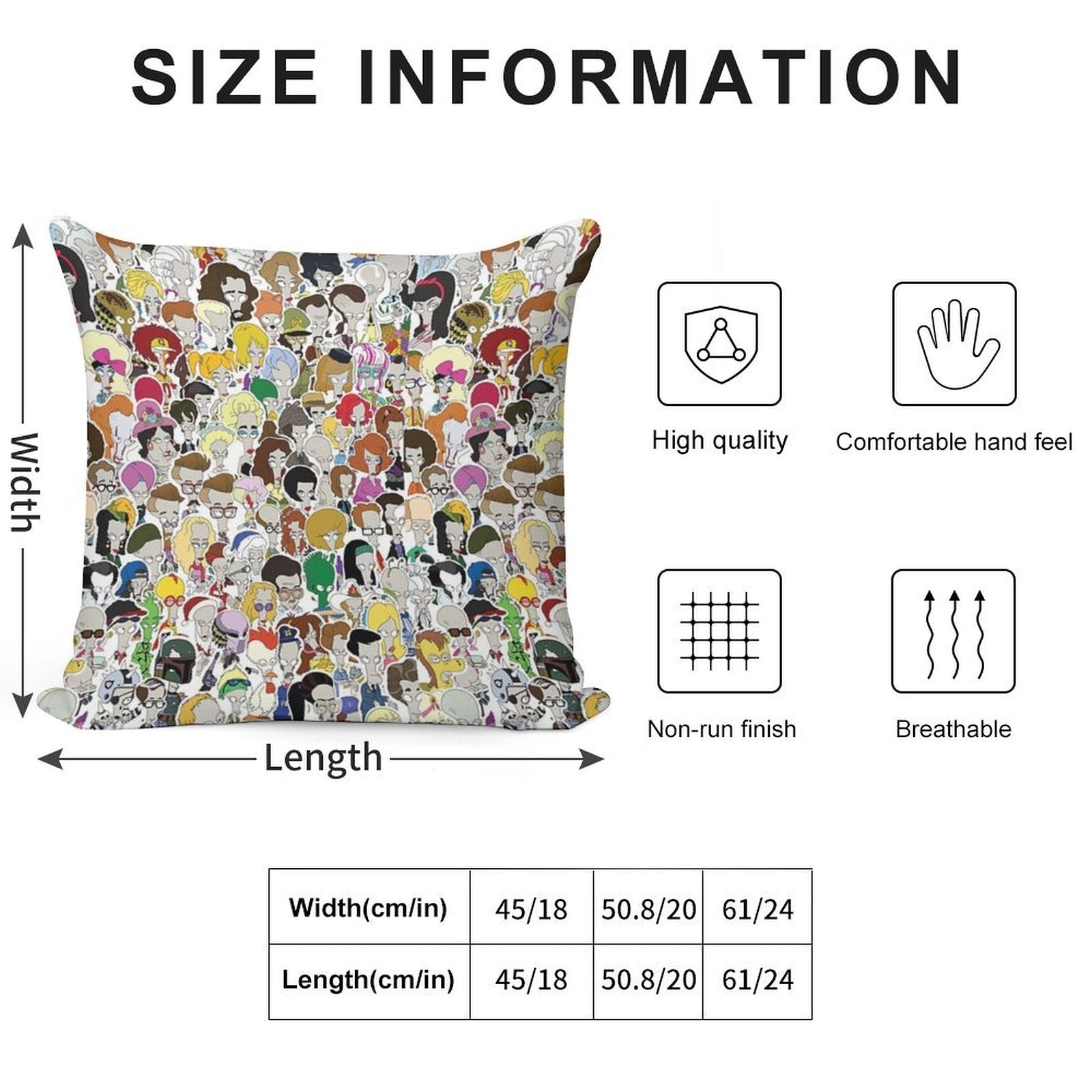 103 Faces of Roger The Alien Soft Ultra-Soft Texture Throw Pillow