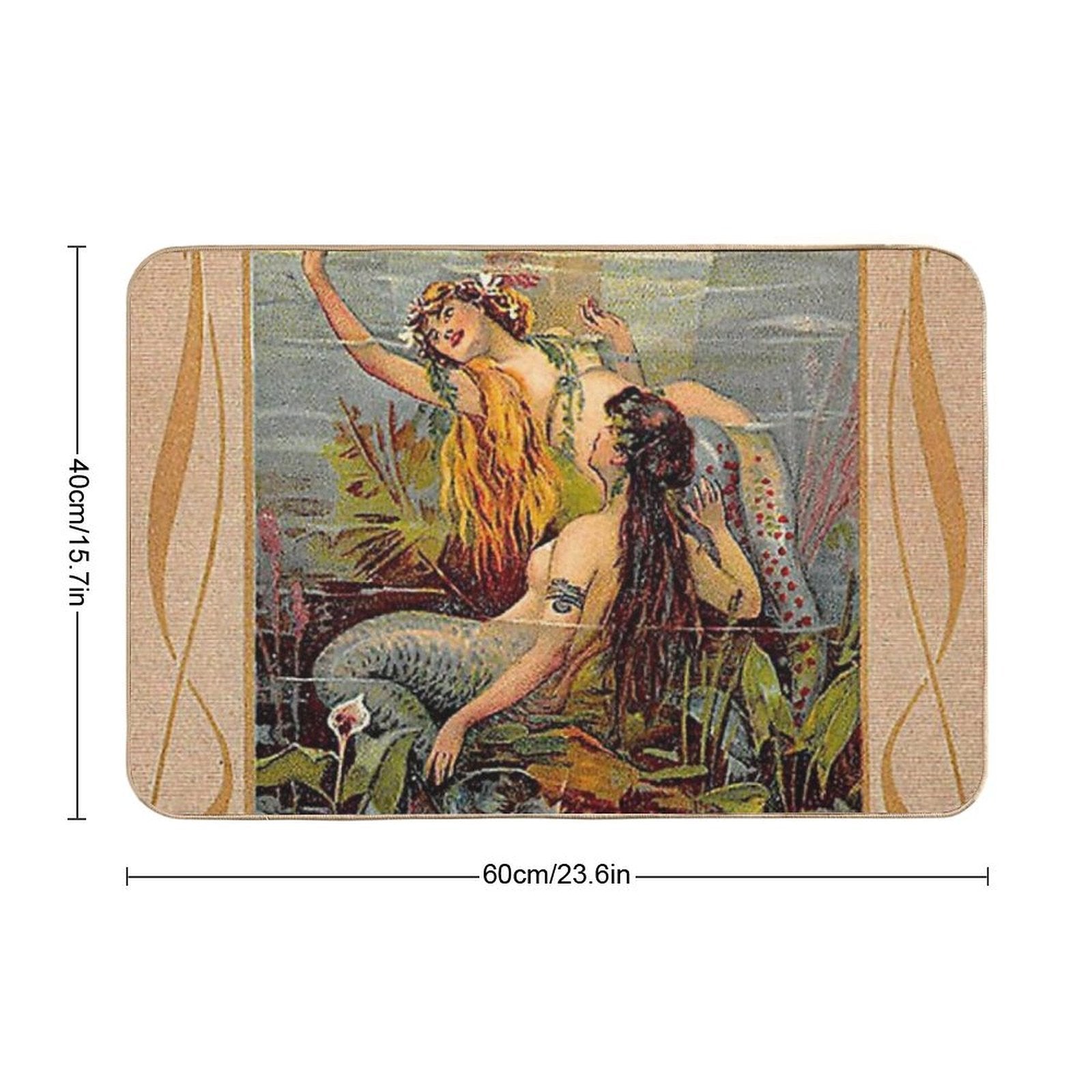 Das Rheingold Mermaid  Pet-Safe Bath Mat