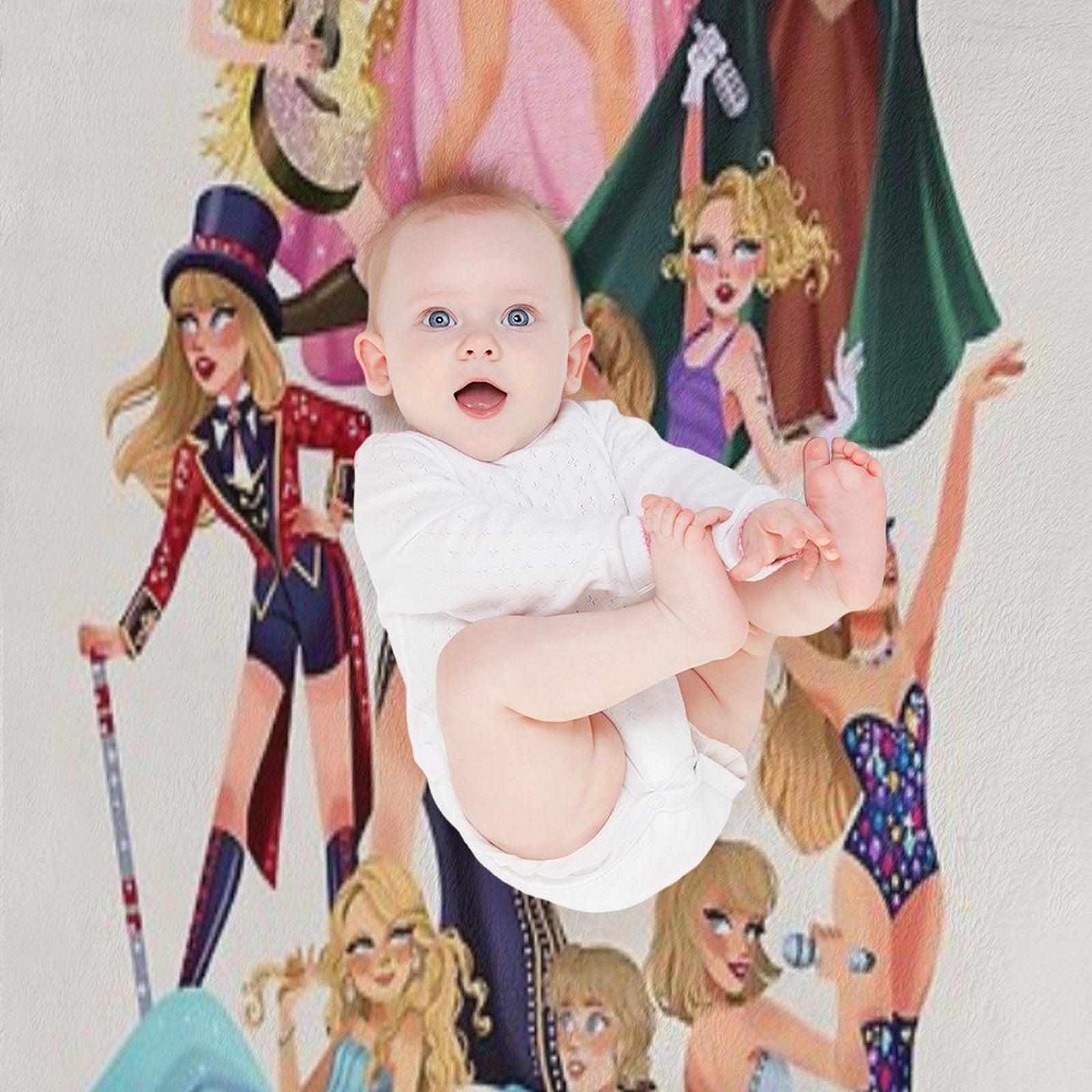 ALL ERAS Wrinkle-free Throw Blanket