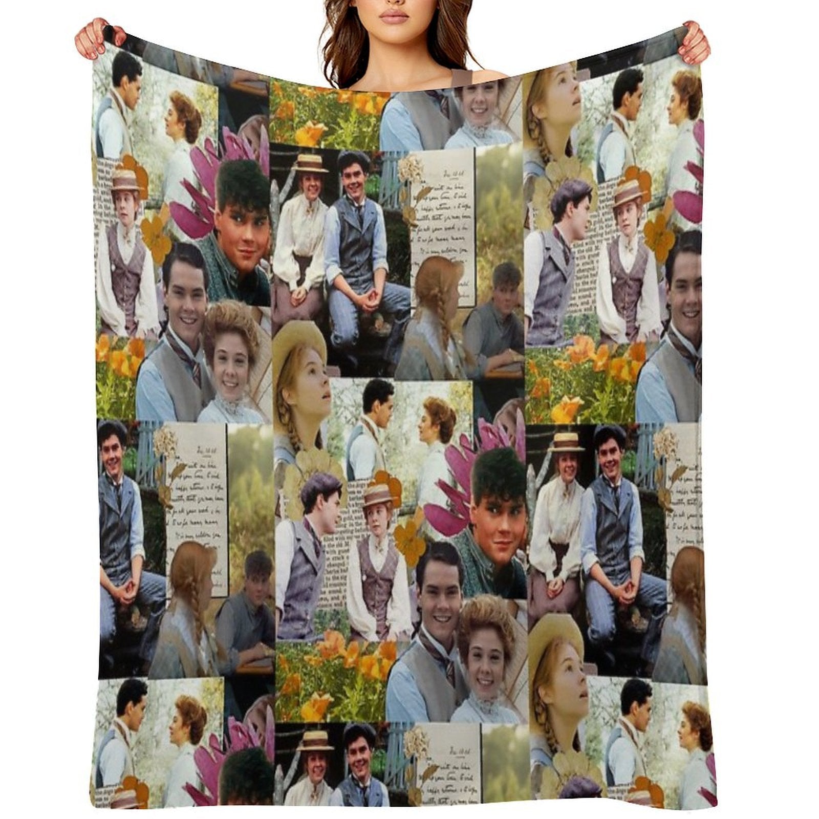Anne of Green Gables Collage Comfort Throw Blanket
