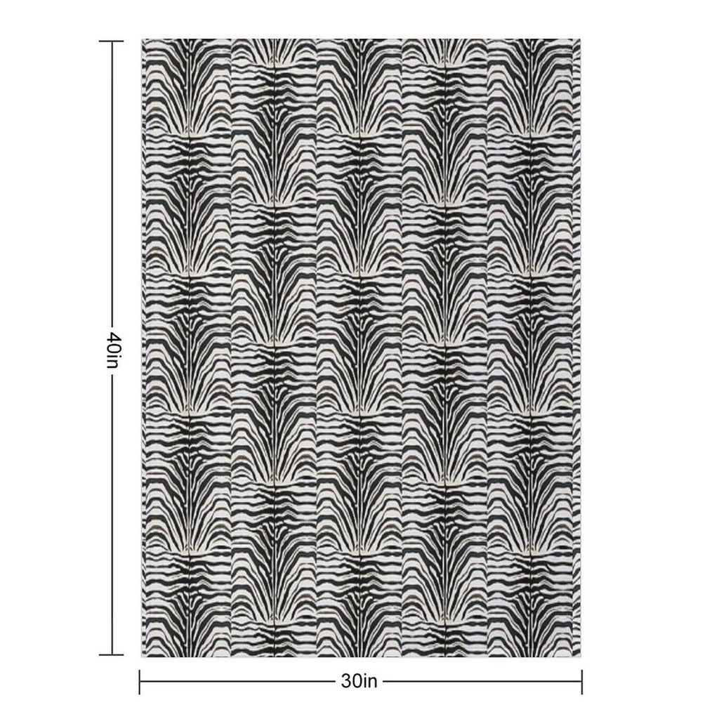 Zebra Anti-pilling Throw Blanket