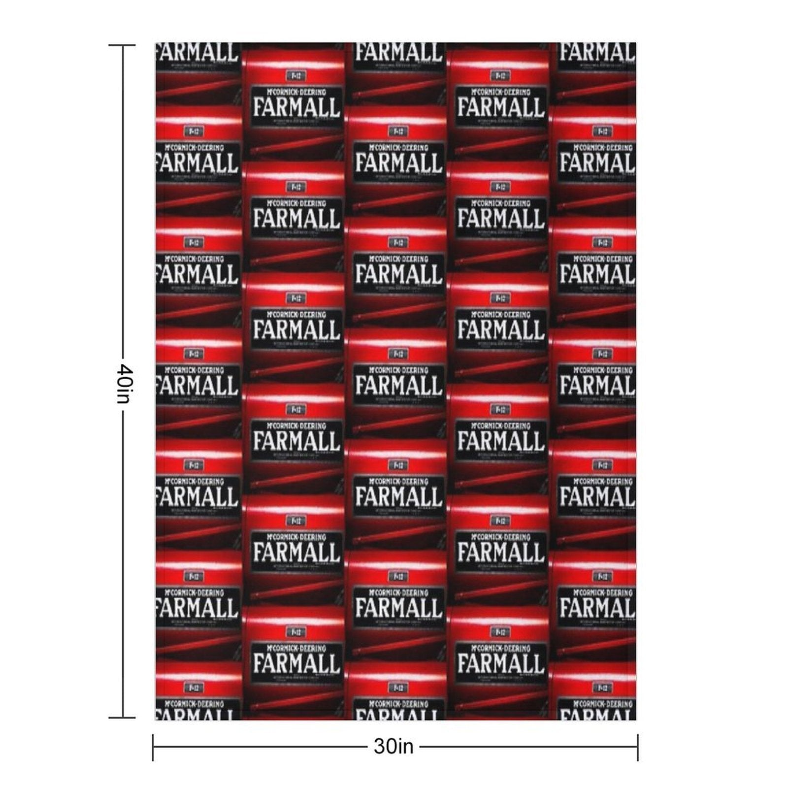 Farmall   International Harvester McCormic Deering Durable Throw Blanket