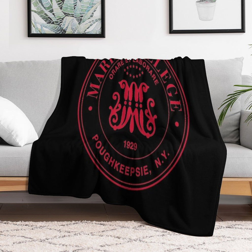 Logo Marist College Wrinkle-free Throw Blanket