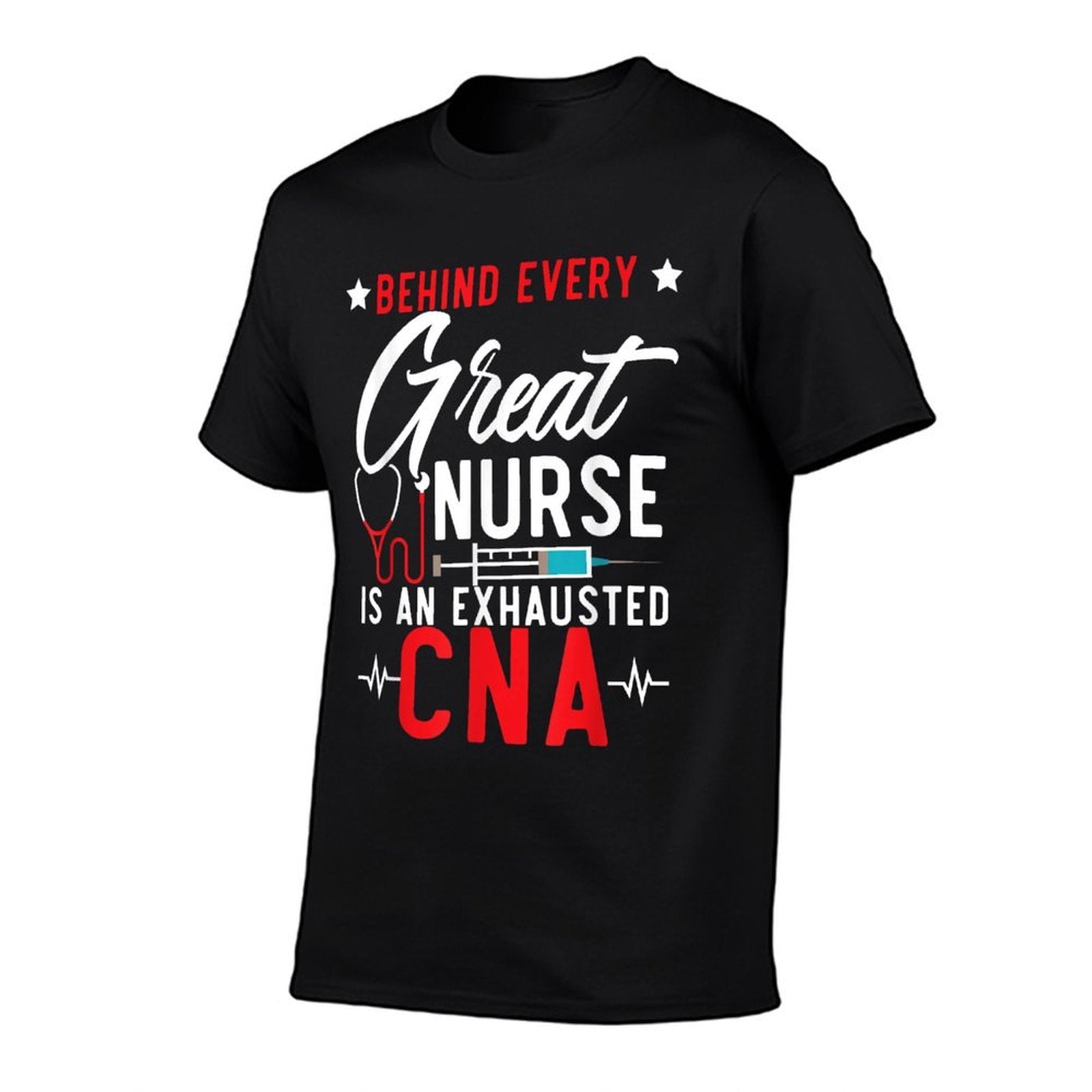 Certified Nursing Assistant CNA SteMi Apparel Black Unisex-Adults Modern Nurse Small  Vintage-inspired T-Shirt