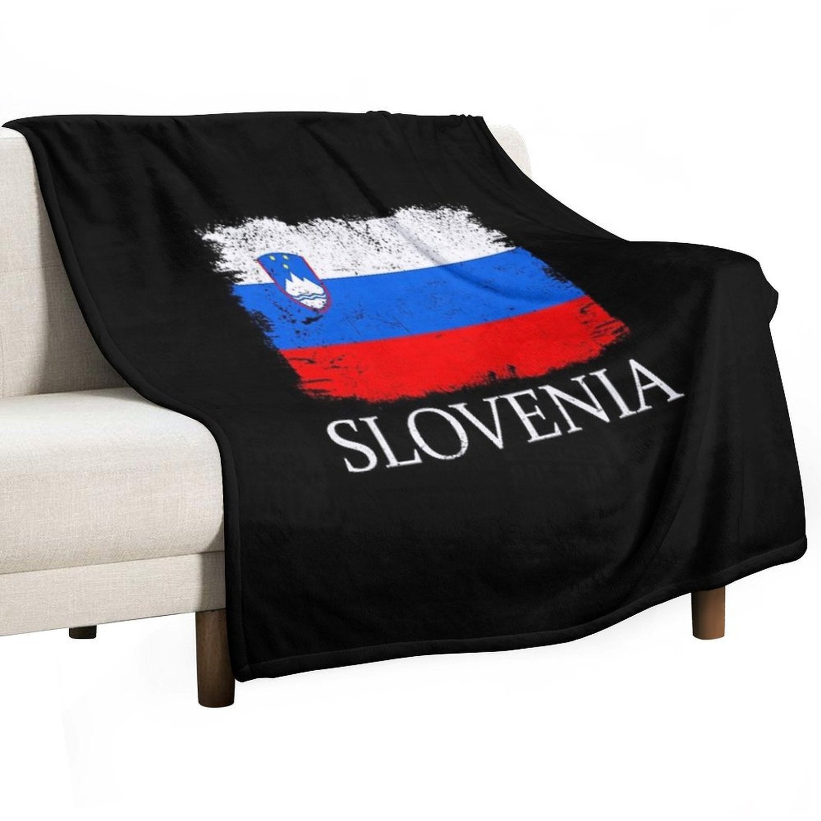 Slovenia Country Flag Slovenia Tourist Slovenia Country Team Lightweight Throw Blanket