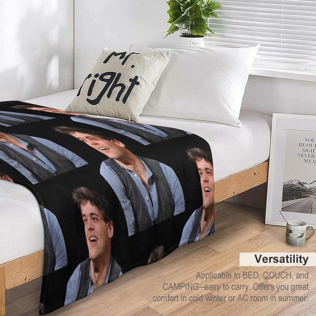 Jeremy Jordan Newsies All-season Throw Blanket