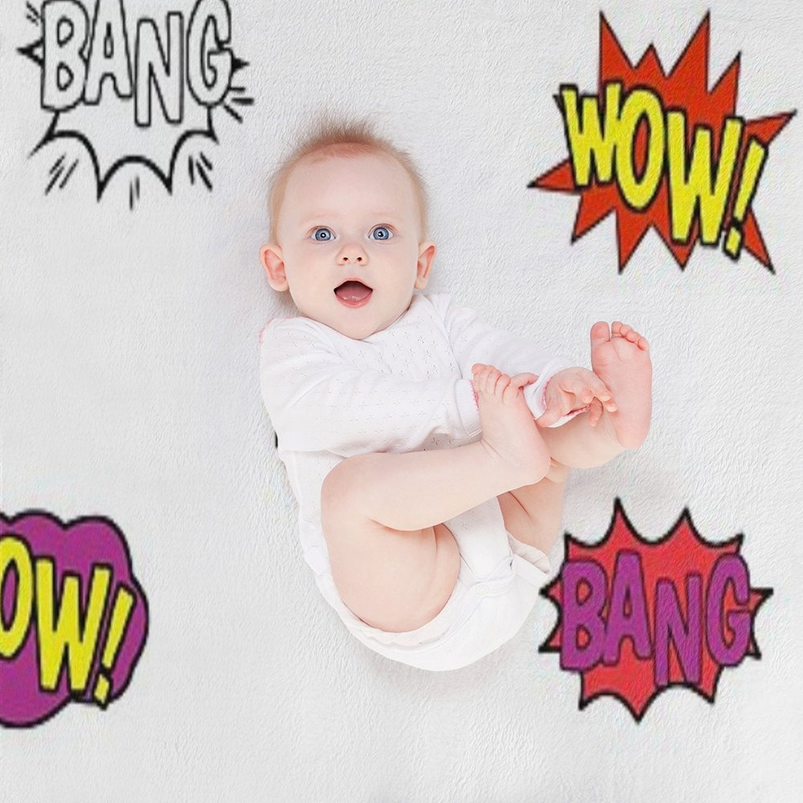 Pop Art Comic Book Style - LBC Eco-conscious Throw Blanket
