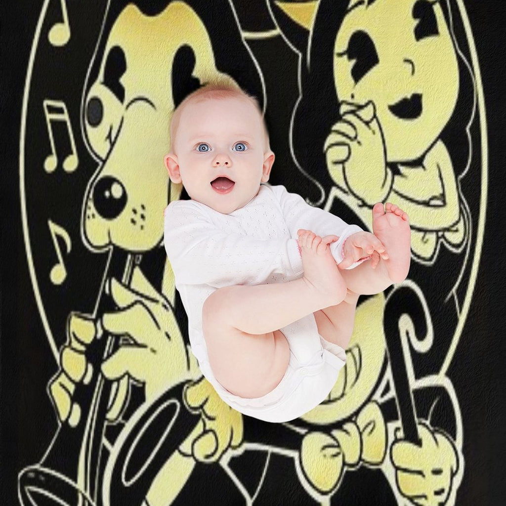 Bendy Boris And Alice Versatility Throw Blanket
