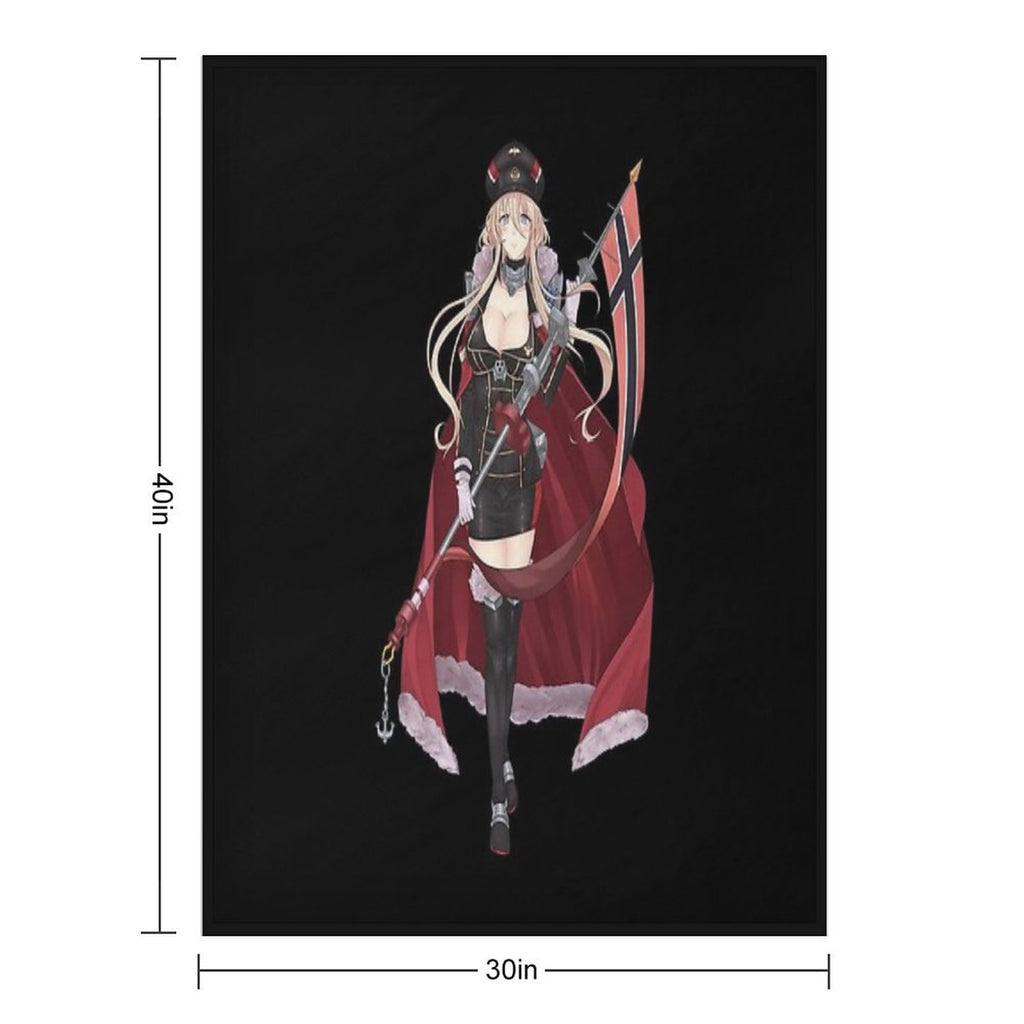 Azur Lane Bismarck Eco-conscious Throw Blanket