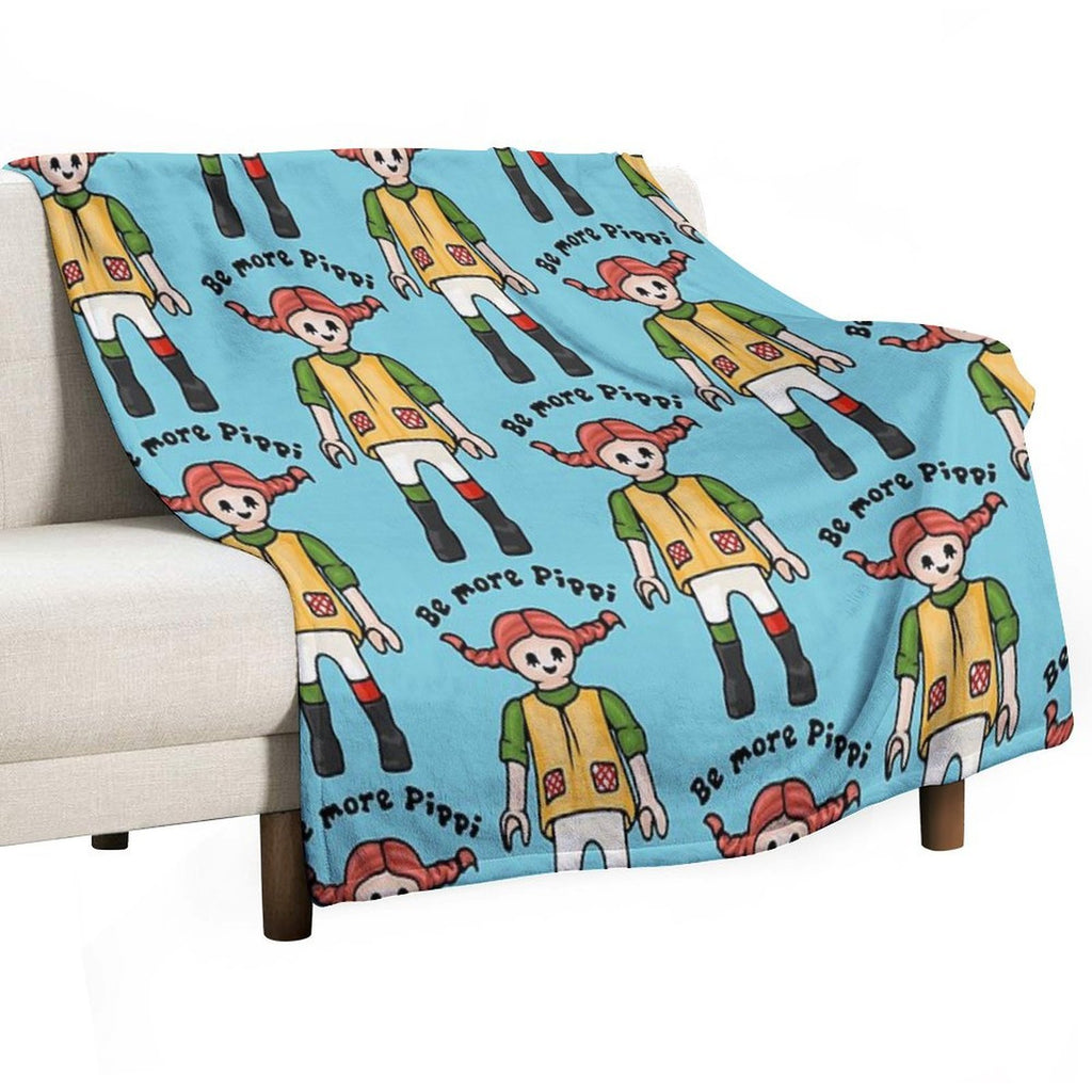 Be More Pippi Shrink-resistant Throw Blanket