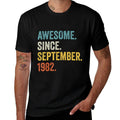 40 Years Old Awesome Since September 1982 40th Birthday  Breathable T-Shirt