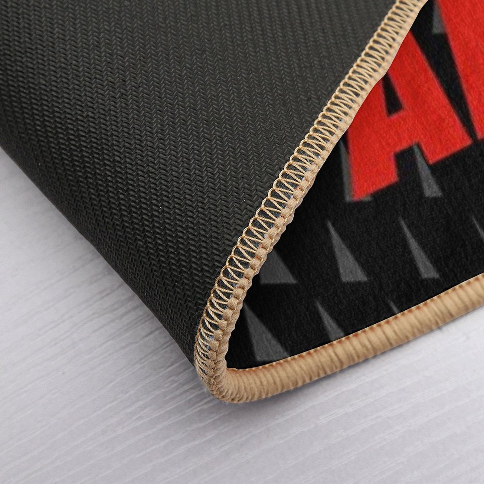 Kiss My Airs Sneaker Head Hype Red & Black  Rapid-Drying Bath Mat