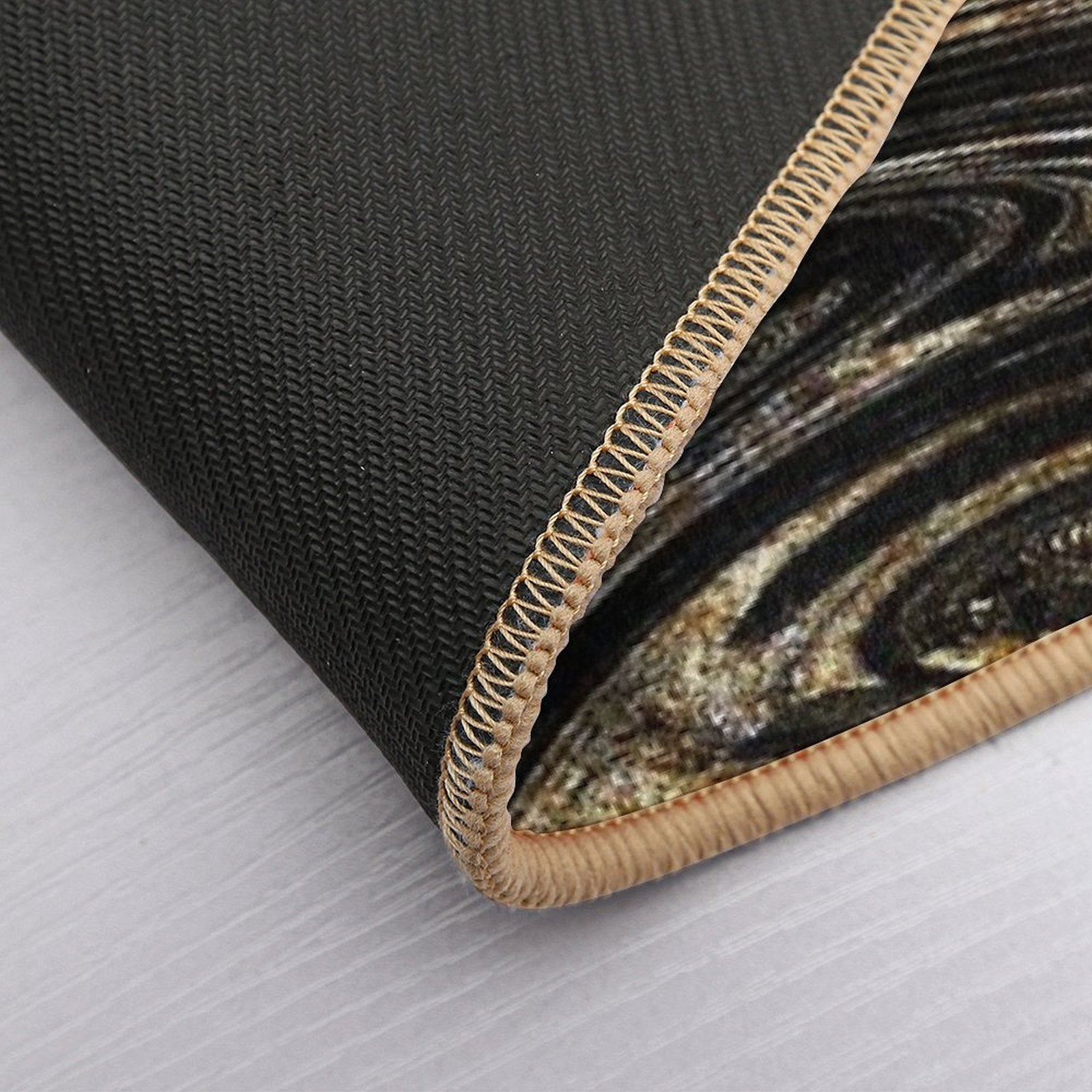 Black Gold Marble  Non-Slip Bath Mat