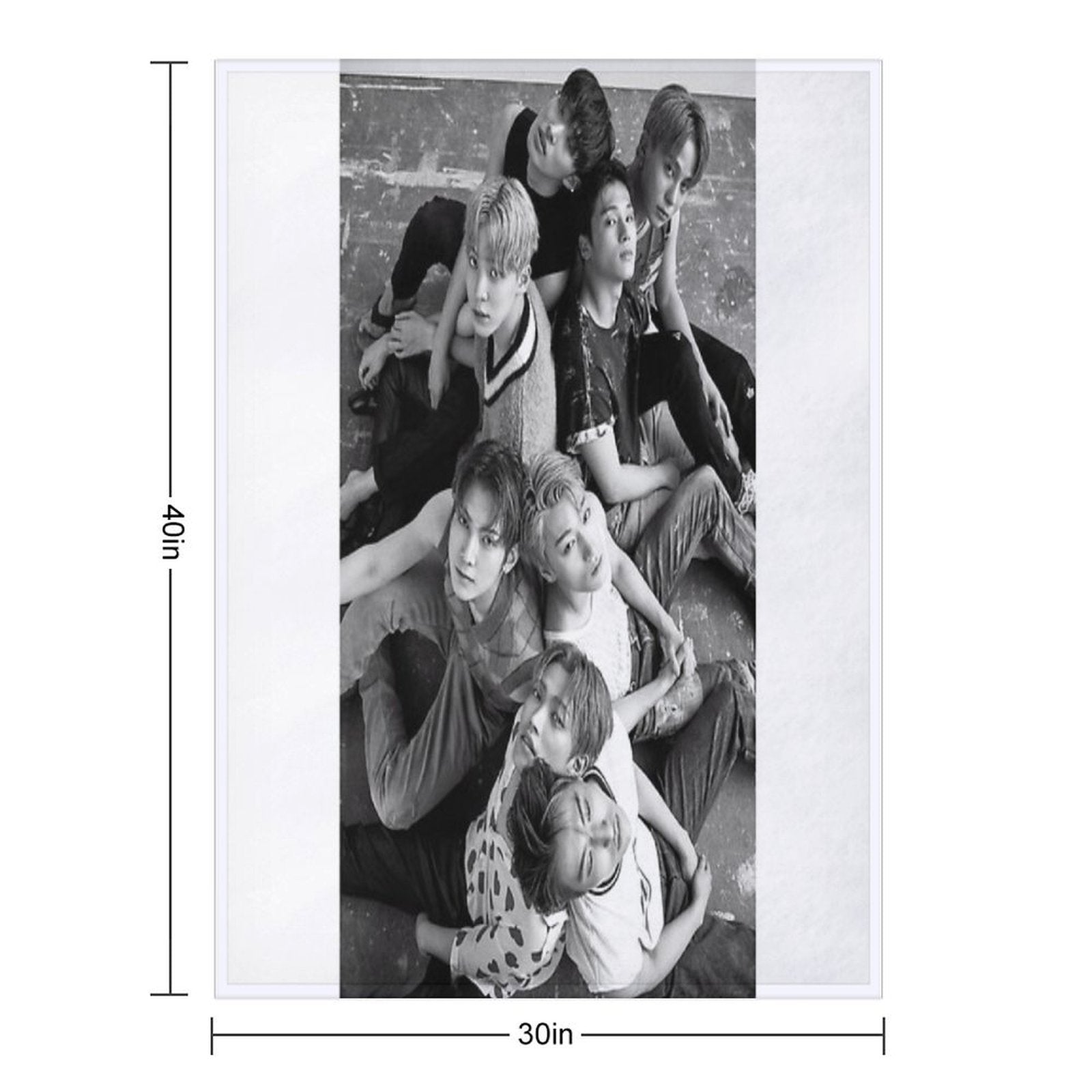 Ateez Multi-functional Throw Blanket