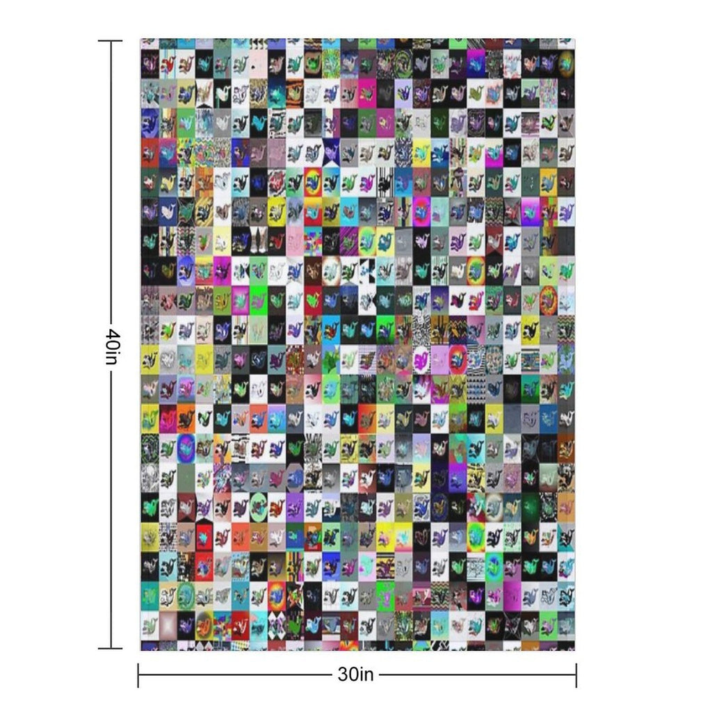 IOTA Whales Shrink-resistant Throw Blanket