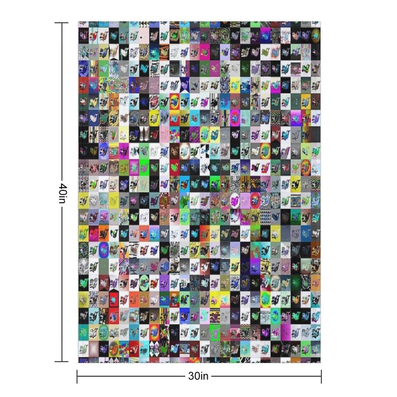 IOTA Whales Shrink-resistant Throw Blanket