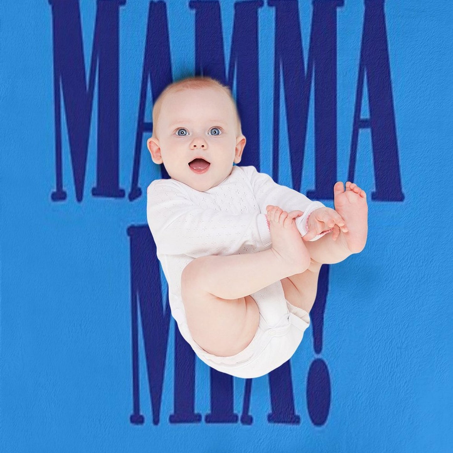 Mamma Mia Sticker Lightweight Throw Blanket