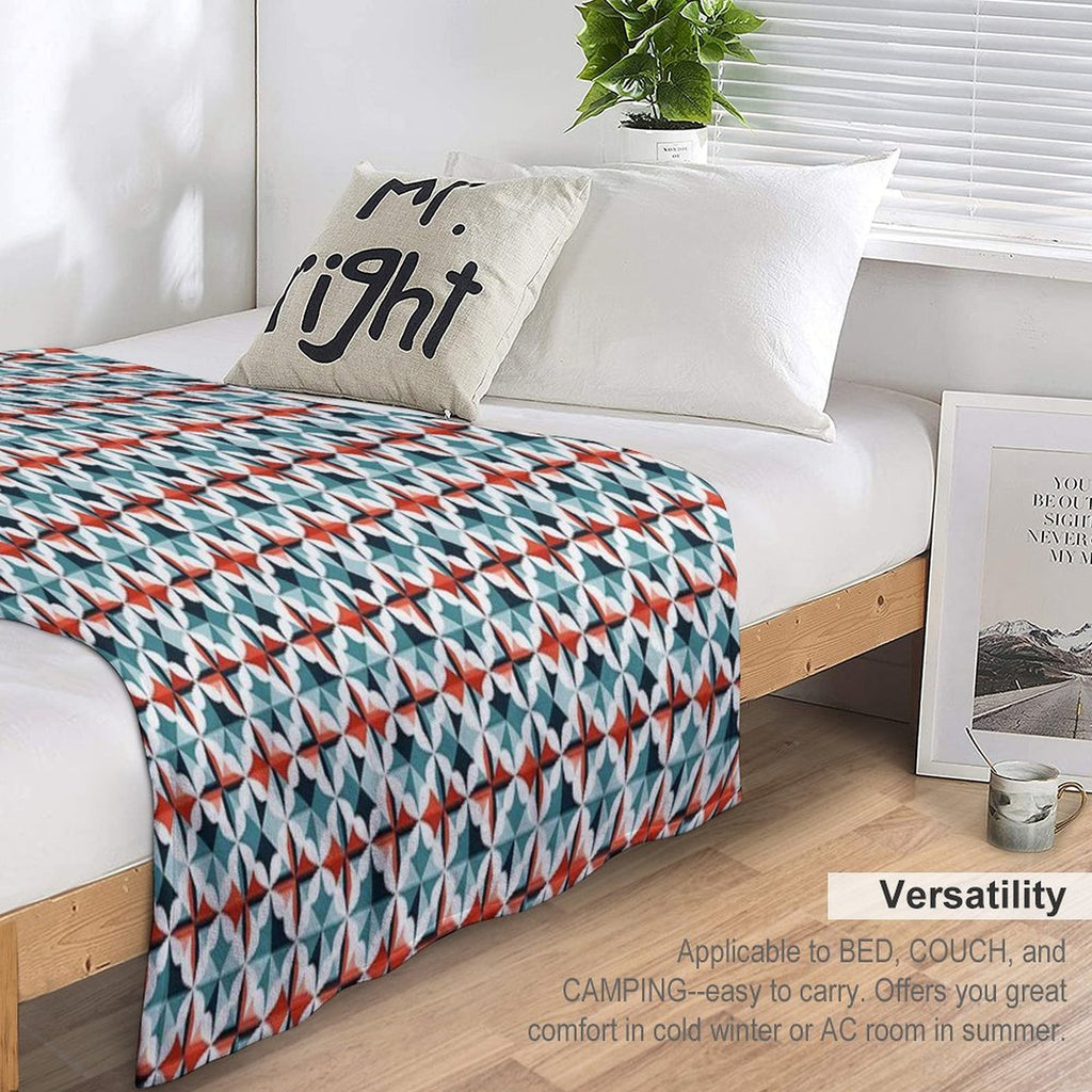 Contemporary Pattern Multi-functional Throw Blanket