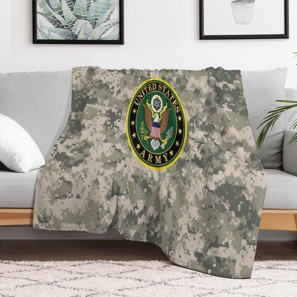 United States Army Sustainable Throw Blanket