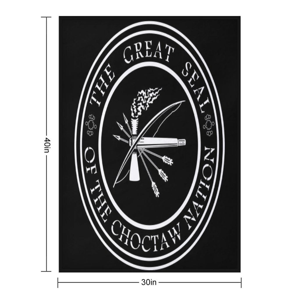 Choctaw Nation Wrinkle-free Throw Blanket